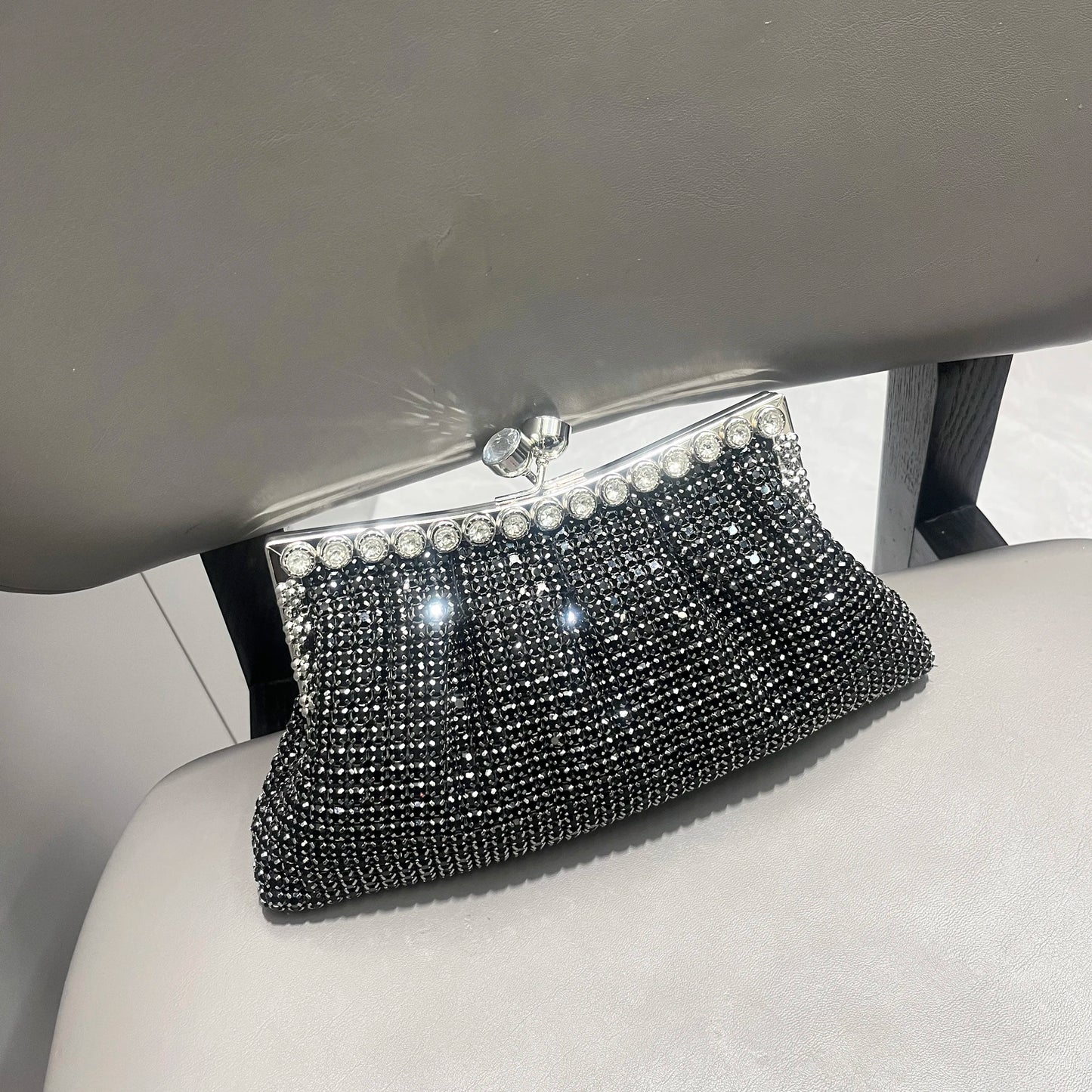Handle Rhinestones Evening clutch Bag Purses and handbag luxury Designer shiny Crystal Clutch purse bucket bag shoulder bags