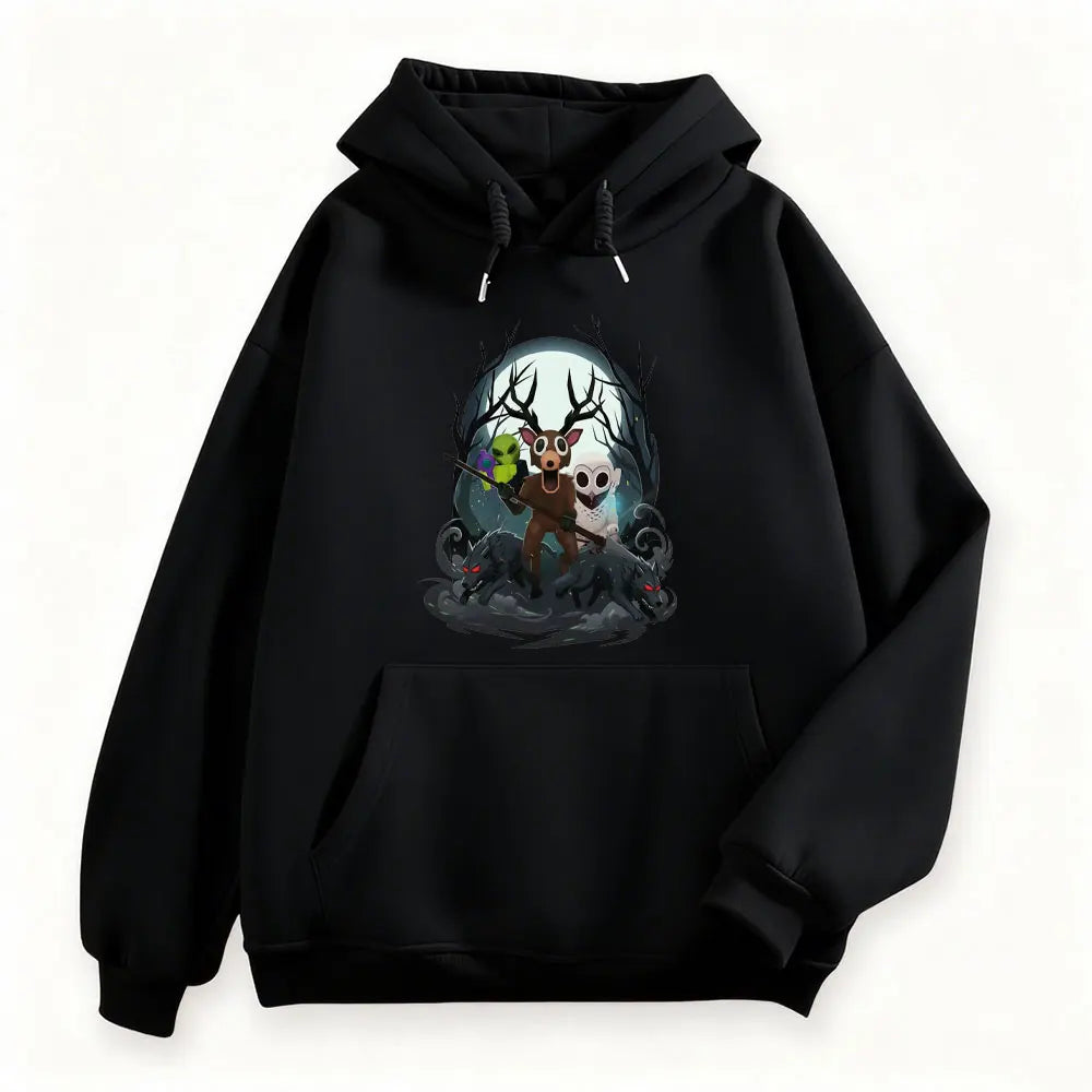 99 Nights in The Forest Men Women Hoodies 2025 Halloween Spooky T-Shirt Design Print Tops Men Clothing Sweatshirts Hoodies Women