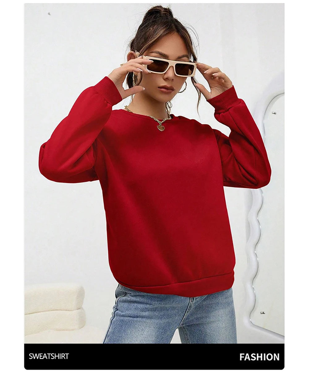 Retro Leopard Print Bow Printed Women Hoodies All-Match Comics Hoody Fleece Casual Clothes Street Hip Hop Pullover Woman