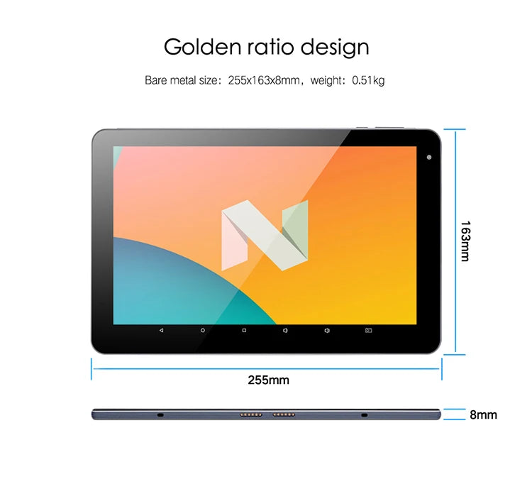 2026 PiPO N2 Wifi Tablet PC 10.1" 4GB RAM 64GB ROM Optional Docking Station Speaker Android Tablet