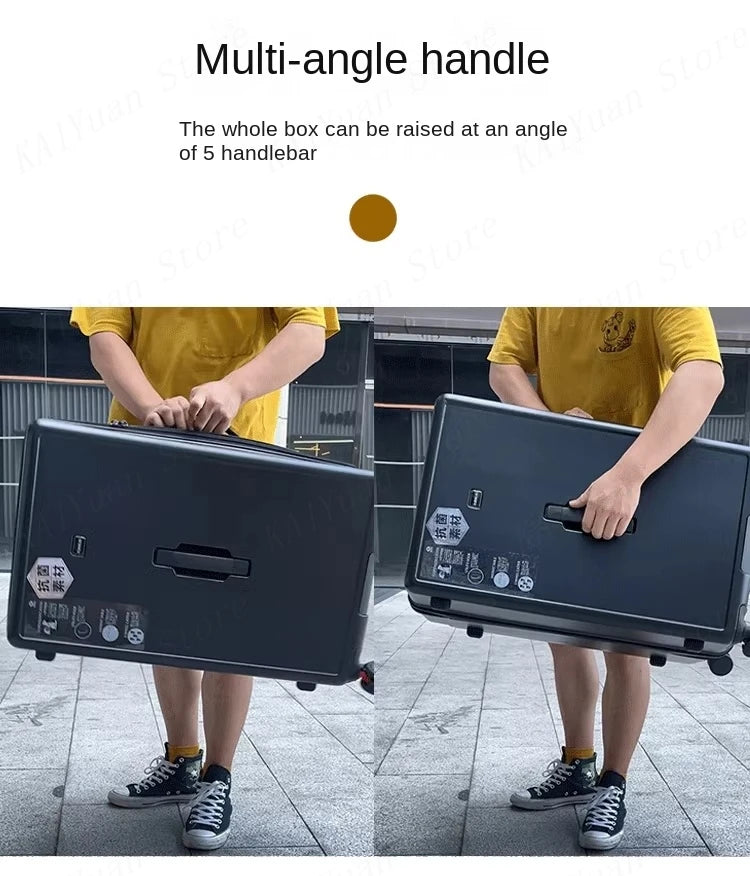 Large Capacity Wide Handle Suitcase Five Wheels Explosion Proof PC Luggage with Brake Spinner Wheels Trolley Case 22/28/36 Inch