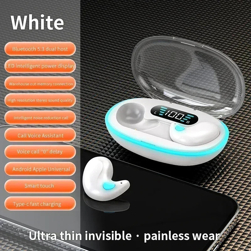 TWS Earphones Wireless Earphones Headphones Noise Reduction Sport Game Sleep Bluetooth Earbuds for all smartphones