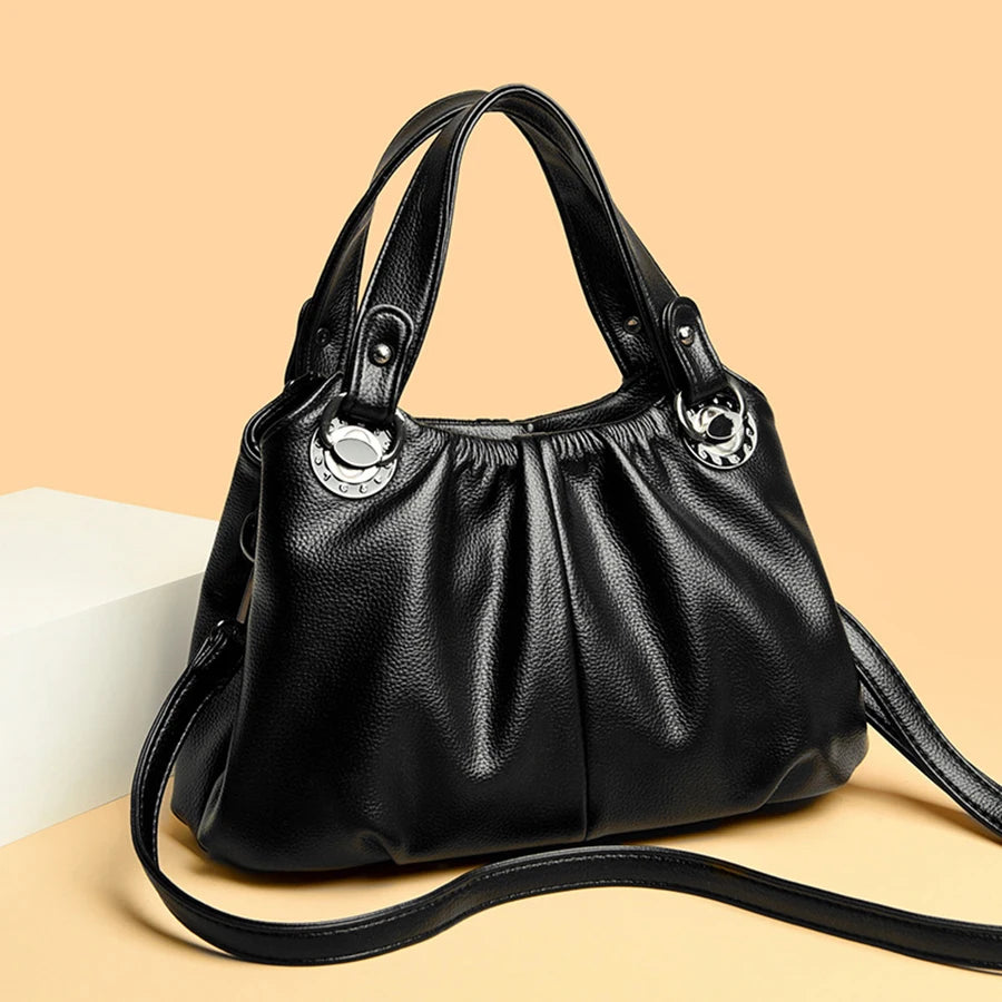 Fashion Lady Crossbody Bag Luxury Genuine Leather  Trend Women Shoulder Bags High Quality Vintage Large Capacity Handbag Bolsos
