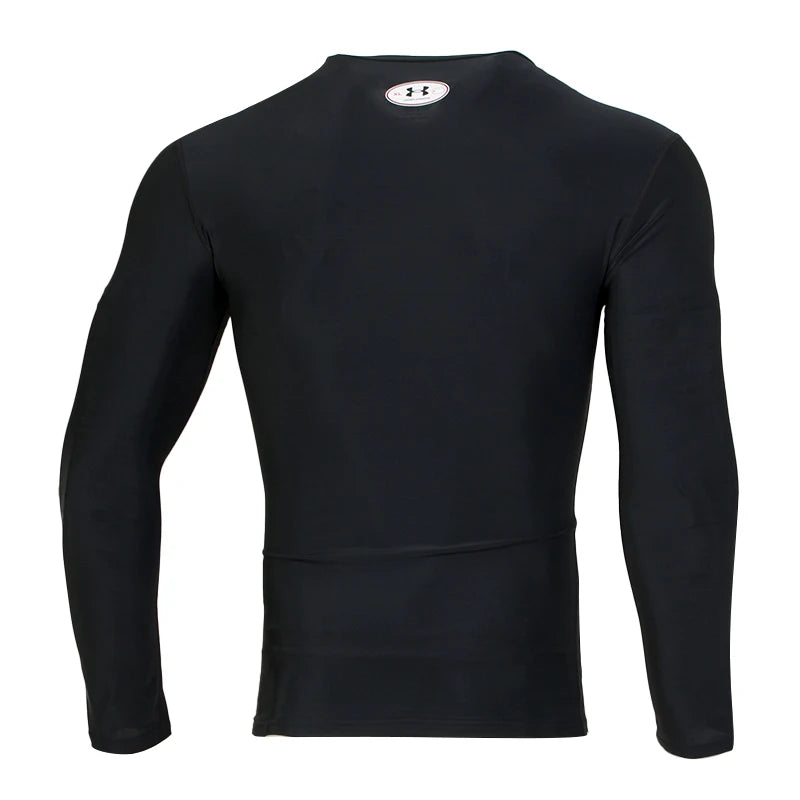 Under Armour T-Shirt Men's Sportswear Fitness Training Weightlifting Workout Compression Long-Sleeve Pullover Top 1387696-001