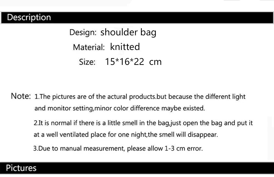 Fashion Flowers Knit Handbag Women Shoulder Bag Color Contrast Portable Ladies Beach Handbag Shopping Tote