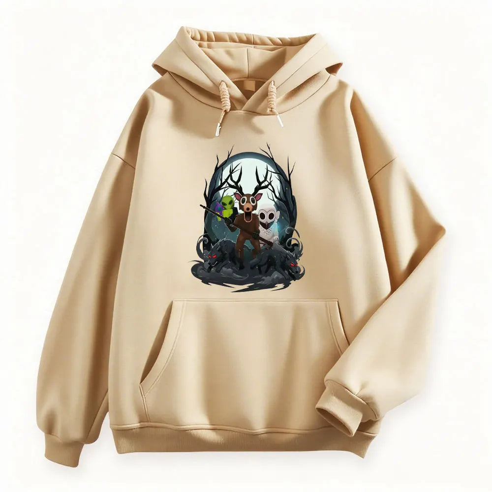 99 Nights in The Forest Men Women Hoodies 2025 Halloween Spooky T-Shirt Design Print Tops Men Clothing Sweatshirts Hoodies Women