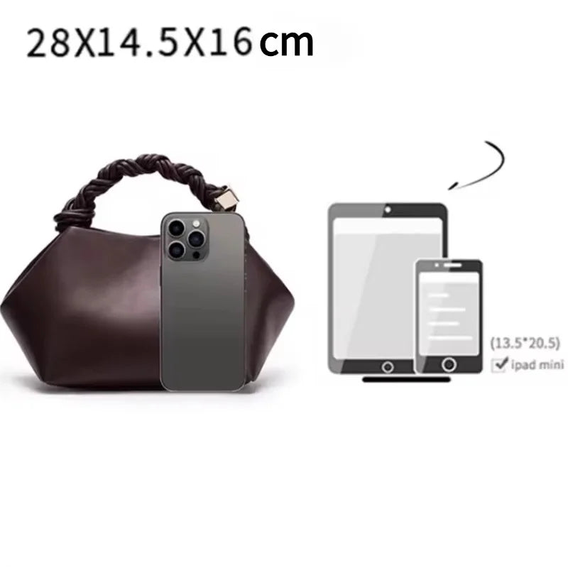 Large Paris Designer Ins New Trendy Crossbody Bag 2026 Hot Y2K Hexagonal Woven Clouds Shoulder Handbag Women with Premium Feel