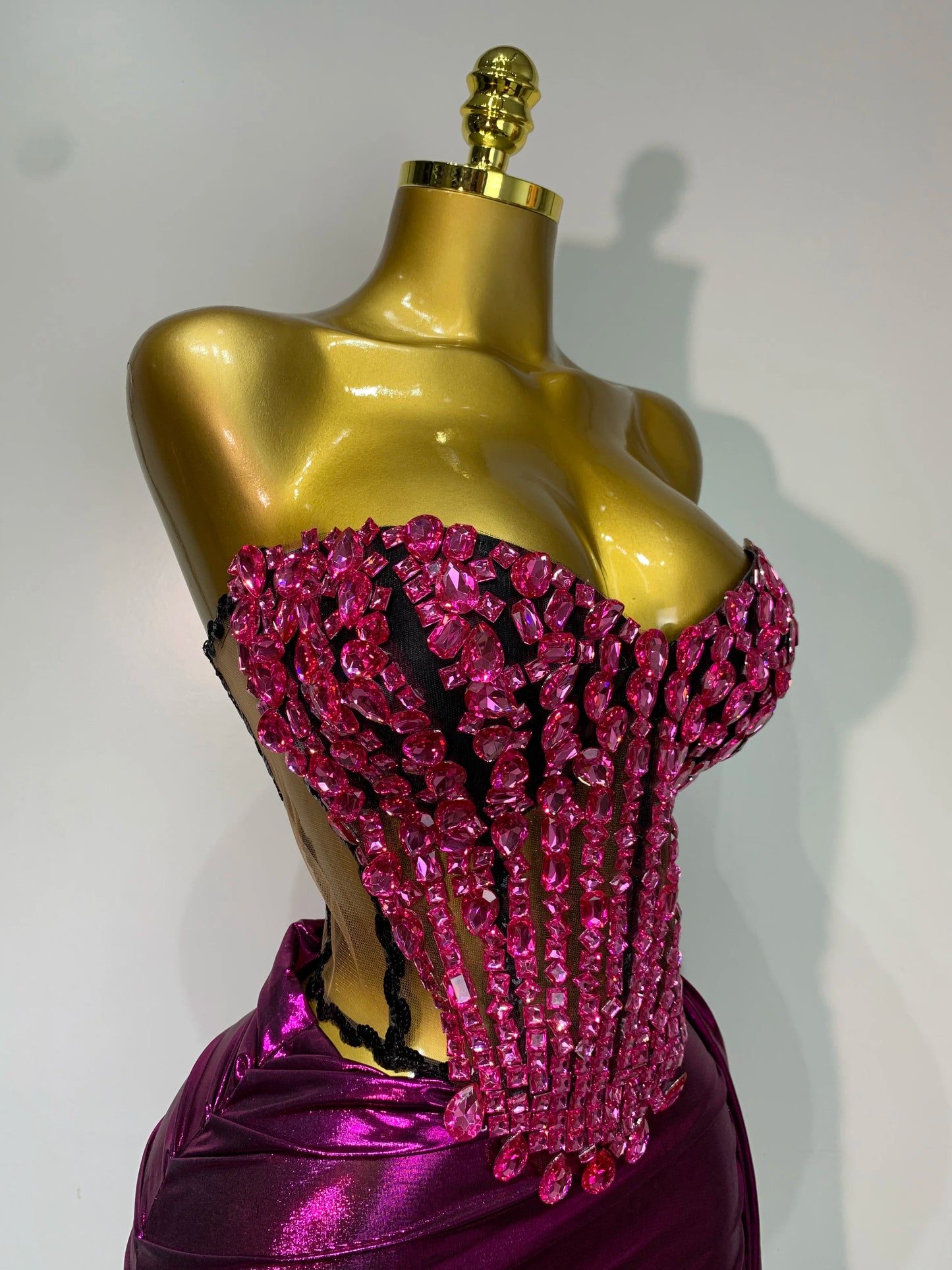 Luxury Birthday Party Celebration Dress Singer Dancer Stage Perform Clothing Drag Queen Costume Evening Party Nightclub Outfit