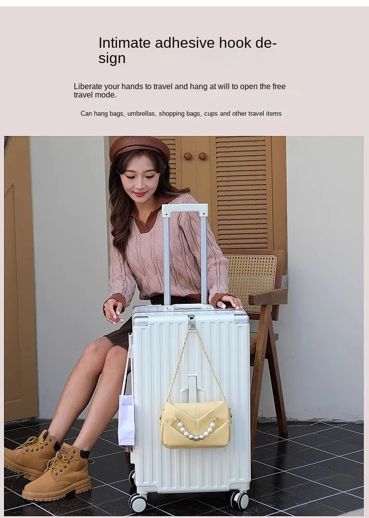 Large Capacity Suitcase 30/32 inchThickened Strong and Durable Aluminium Frame Luggage Trolley Case 20-28 inch Carry-on Suitcase