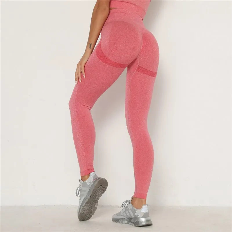 Yoga Leggings for Women High Waist Fitness Pangs Push Up Gym Sport Leggings Women Seamless Workout Jeggings Tights Fitness Wear