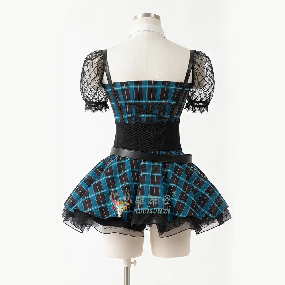 Halloween Monster Cos High Cosplay Costume Women's SexyGothic Dress Up Party Fantasy Uniform Campus Style Dress Comic Con Outfit