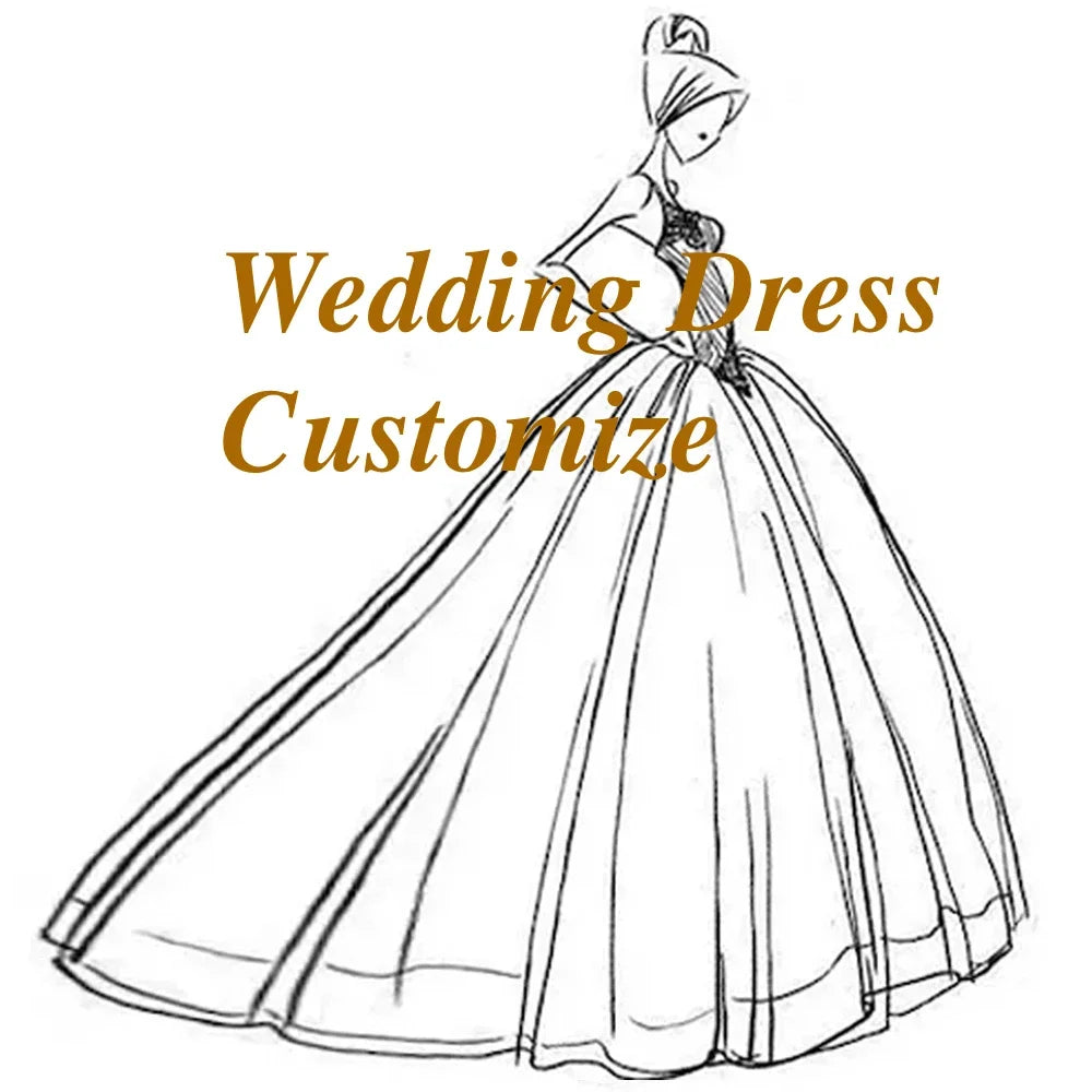 Modern Mermaid Wedding Dresses Women One-Shoulder Strapless Pleat Backless Side Split Bridal Gown Vestido De Noiva Customized