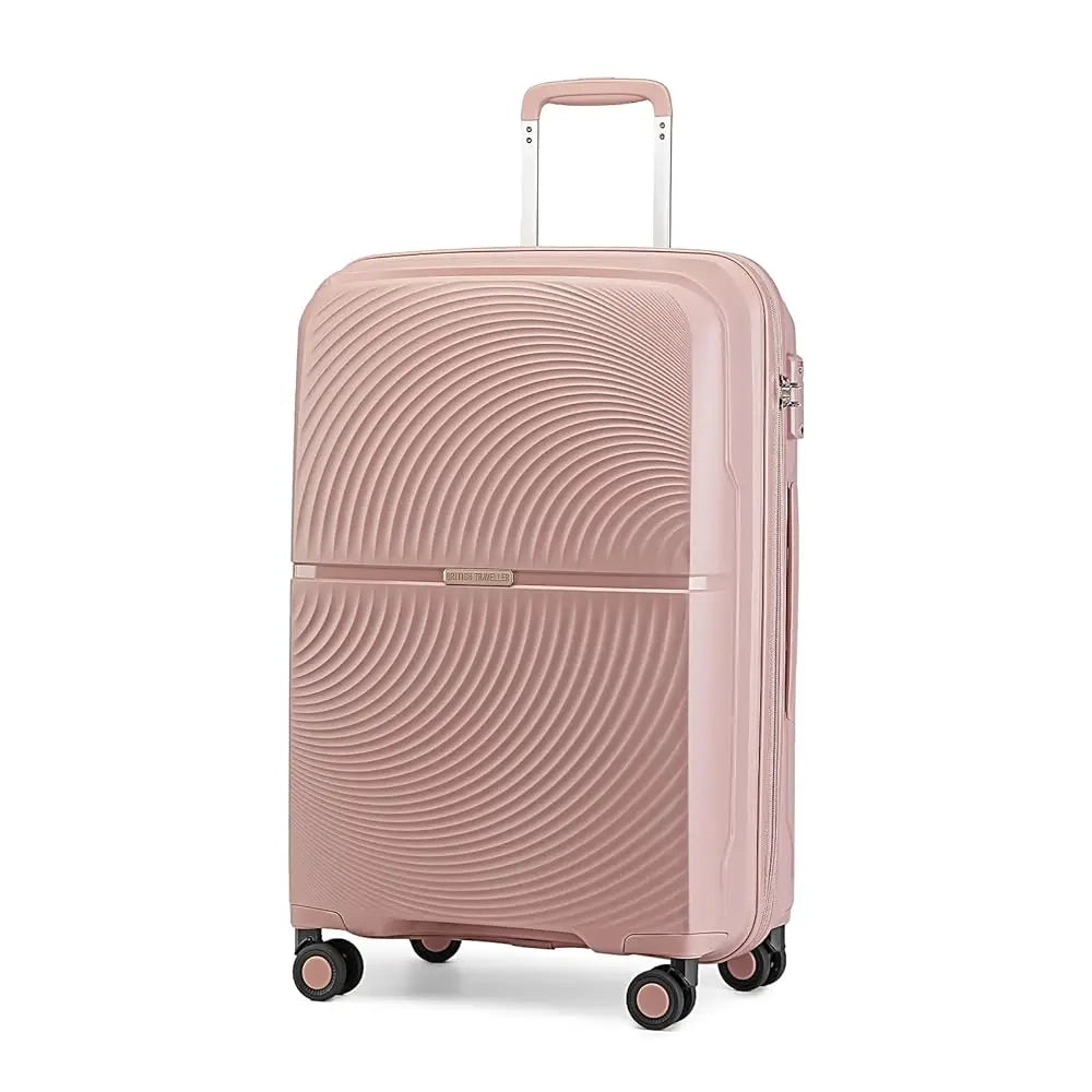 British Traveler Hare Suitcase 4 Spinner wheels TSA Lock Telescopic Handle PP hand luggage Rolling Case suitcase