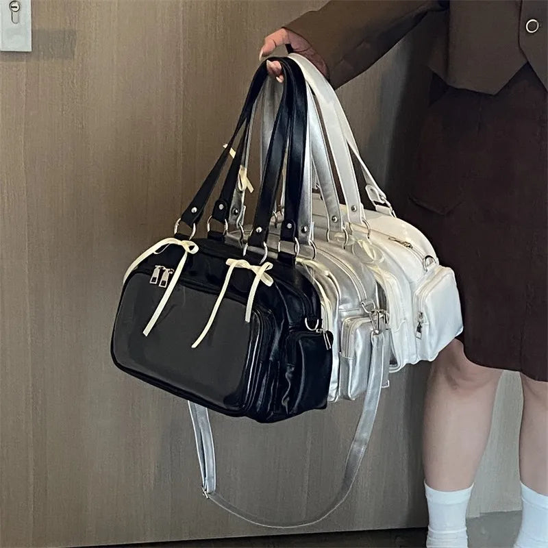 Anime Two-Dimension Japanese Uniform Bag Jk Shoulder Bag Large Capacity Crossbody Versatile Badge Display Bag Doll Itabag Purse