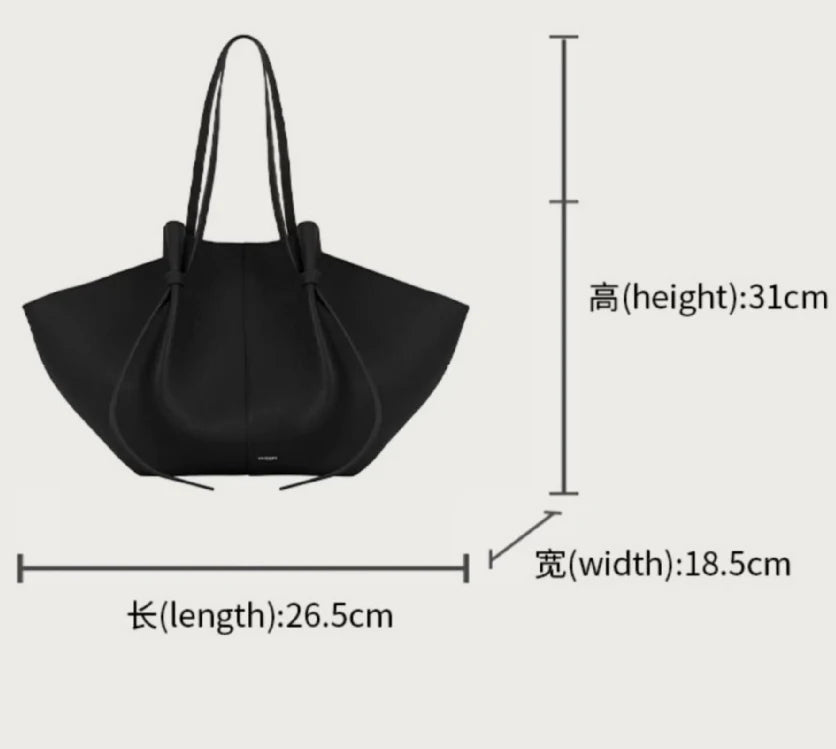 Yuzifi Luxury Brand Women Genuine Leather Handbag Large Size MOCHI Tote Bag High-quality Multi-functional Lady Shopping Bag
