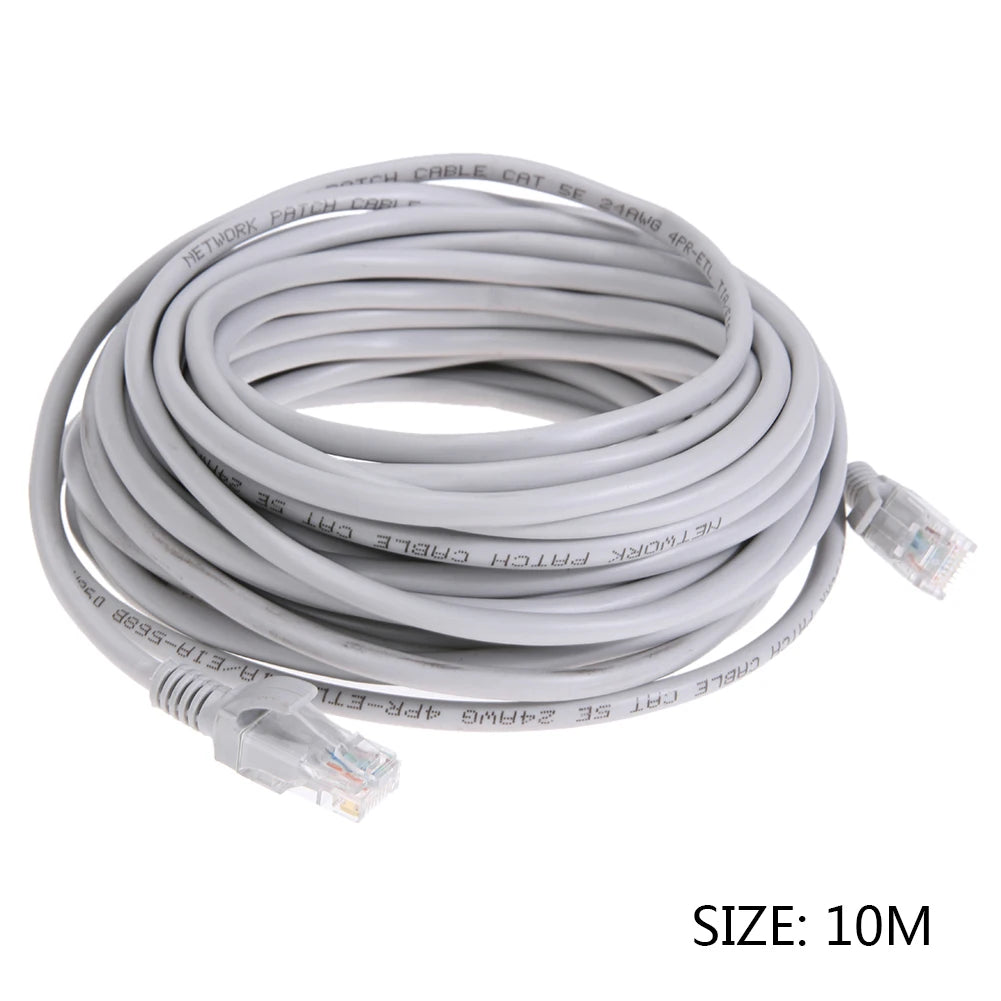 1-30m Router Computer Ethernet Cable High Speed LAN Cord with RJ-45 Connector Internet Network Patch Cord for PC Router Computer