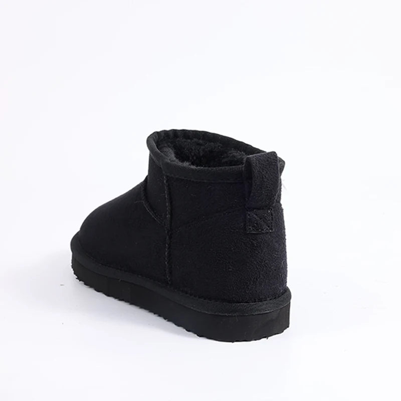 Comwarm Winter Fuzzy Snow Boots Women Fashion Brand Plush Short Ankle Boots Indoor Cotton Women Shoes Fur Home Women Mini Boots