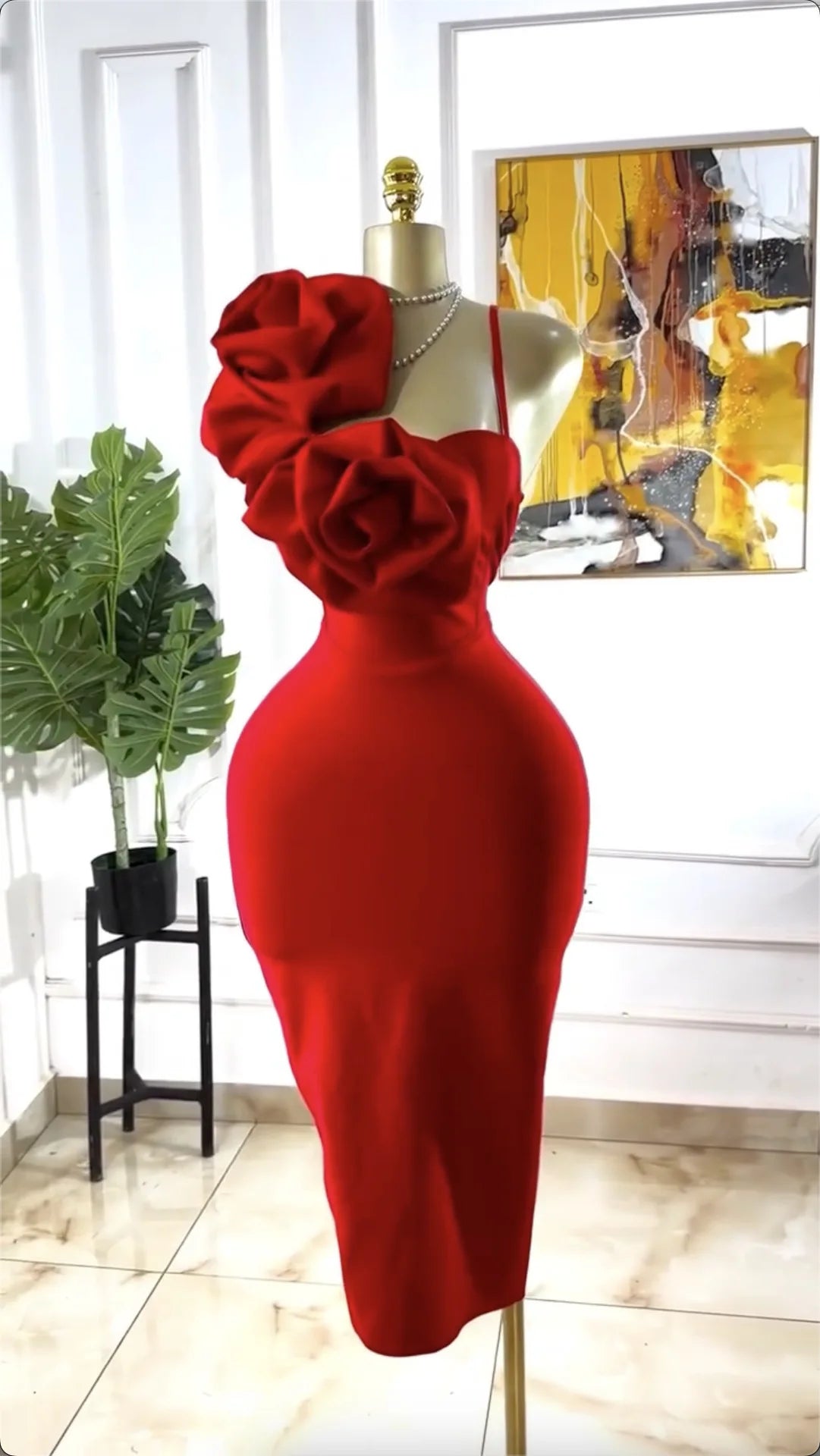 CM.YAYA Women Floral Applique Sleeveless Strap Midi Dress 2026 Summer Elegant Holiday Birthday Sexy Club Party Evening Dresses