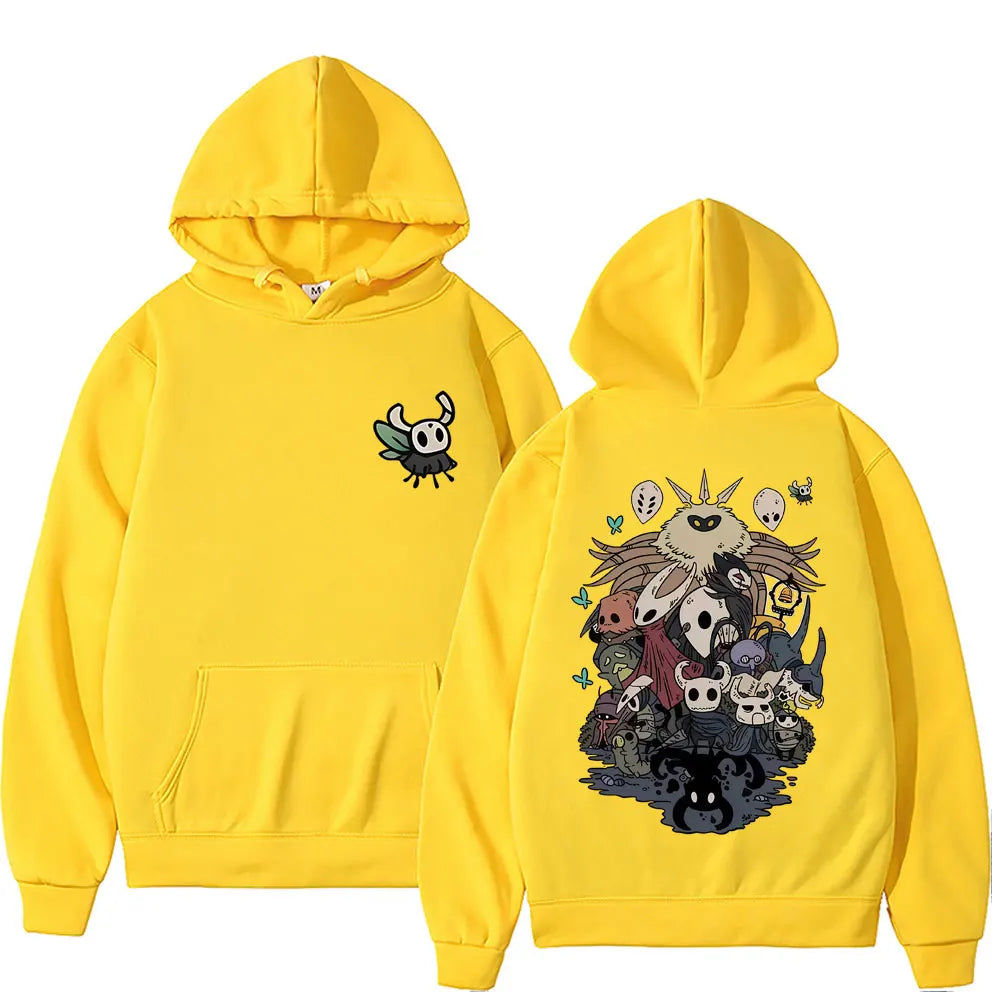 Game Hollow Knight Graphic Hoodie Men Women Fashion Vintage Oversized Streetwear Unisex Premium Fleece Cotton Pullover Hoodies