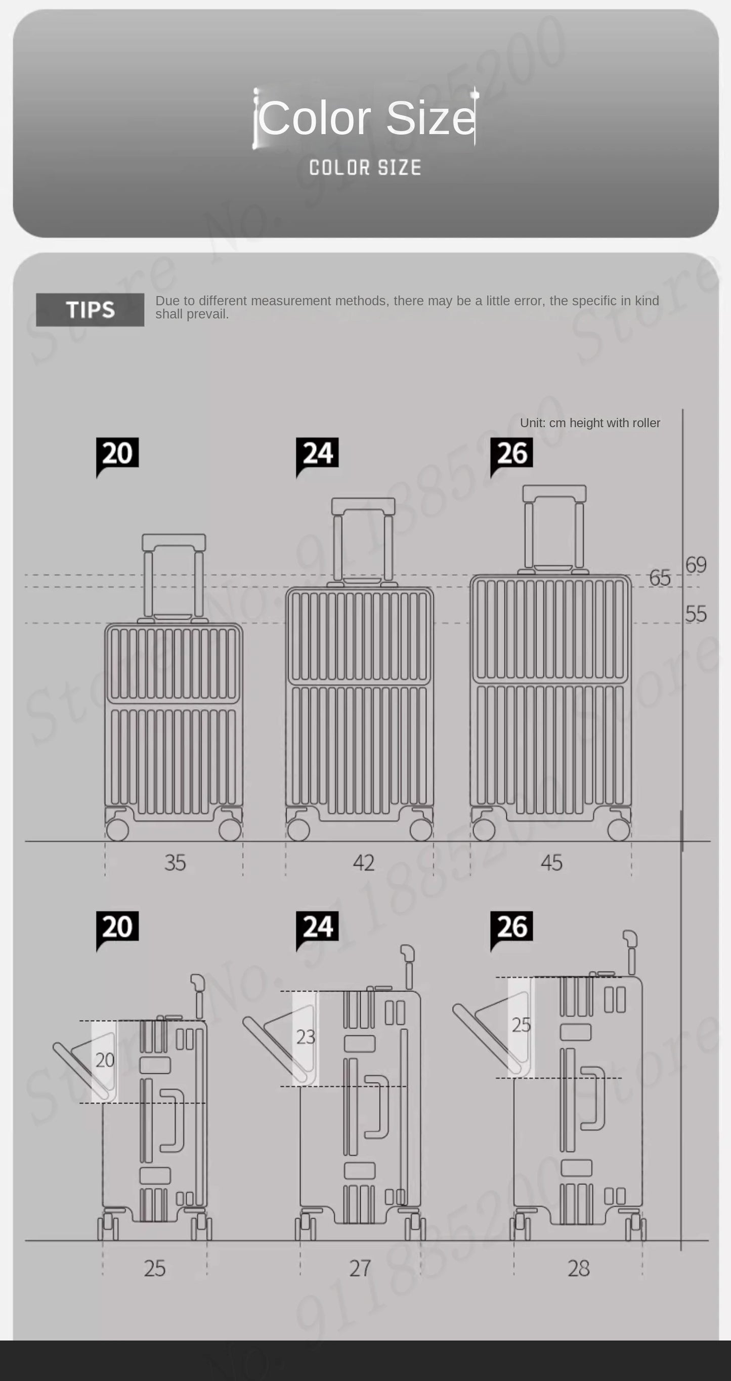 Front-opening Luggage with 24-inch Multi-functional Cup Holder Portable 20-inch Carry-on Suitcase 26-inch Large Capacity