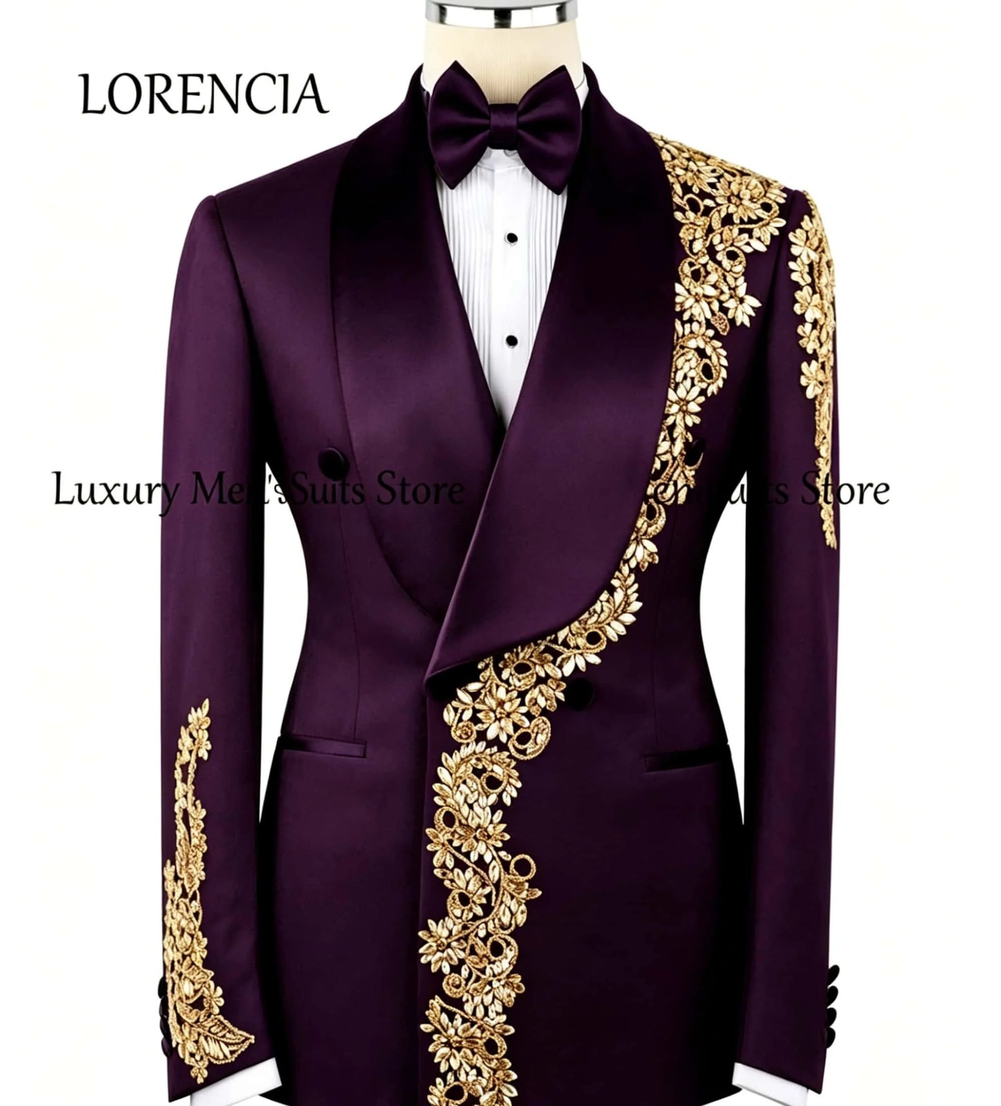 Exquisite Crystal Men's Suits 2 Pieces Rhinestone Groom Tuxedos Set Evening Party Outfits Customized Blazer Pants fatos de homem