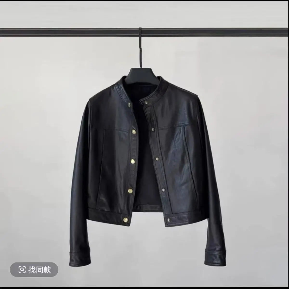 Leather Jacket Women Clothing Stand Neck Zipper Crop Tops 2026 Ropa Mujer Streetwear Casual Chic PU Coats Chaquetas Para Mujer