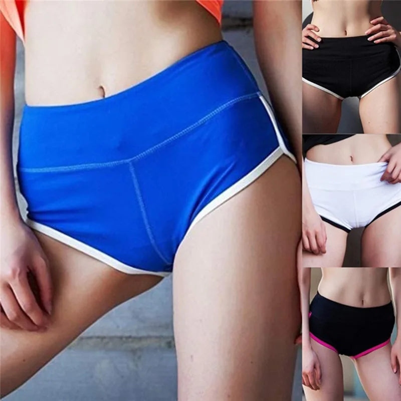 Sport Shorts Summer Women High Waist Elasticated Seamless Fitness Leggings Push Up Gym Training Gym Tights Pocket Shorts
