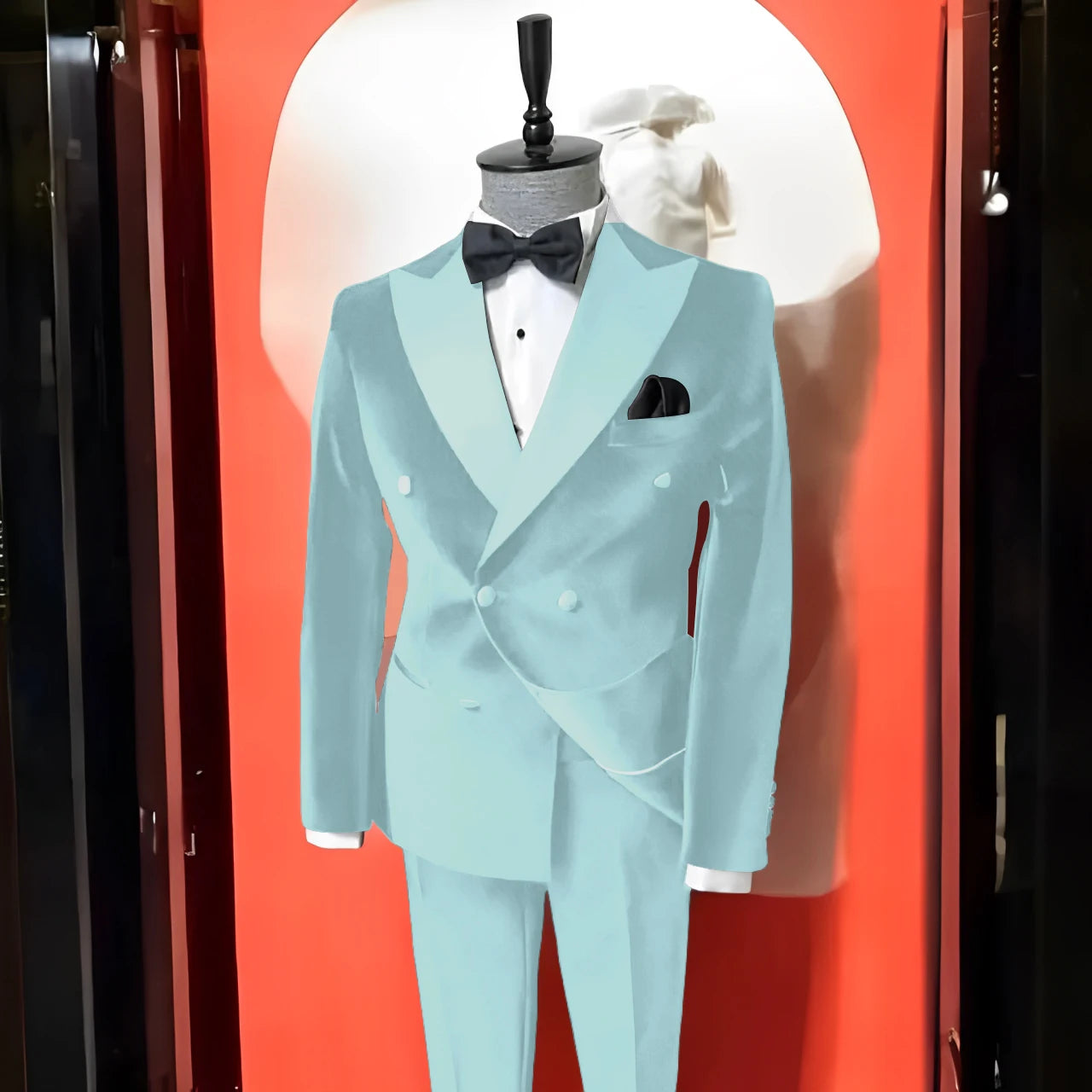 Black Velvet Suits for Men Peak Lapel Formal Wedding Groomsmen 2 Piece Jacket Pants Male Clothing Luxury Costume Homme Terno