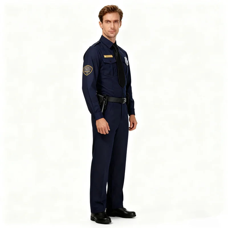 Halloween Policeman Costumes adult Party Carnival Police Uniform men Army Policemen Cosplay Clothing Sets Party Performance