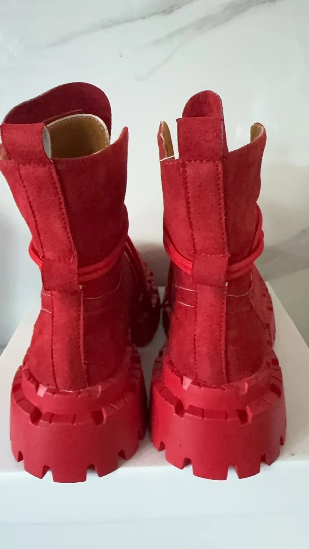 Ankle Boots for Women Designer Flats Platform Shoes Fashion Winter Dress Woman Boots 2025 New Suede Cozy Chelsea Botas De Mujer
