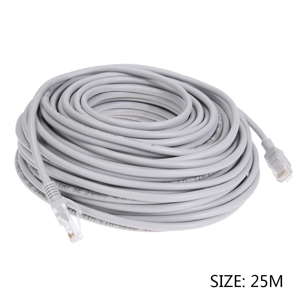 1-30m Router Computer Ethernet Cable High Speed LAN Cord with RJ-45 Connector Internet Network Patch Cord for PC Router Computer