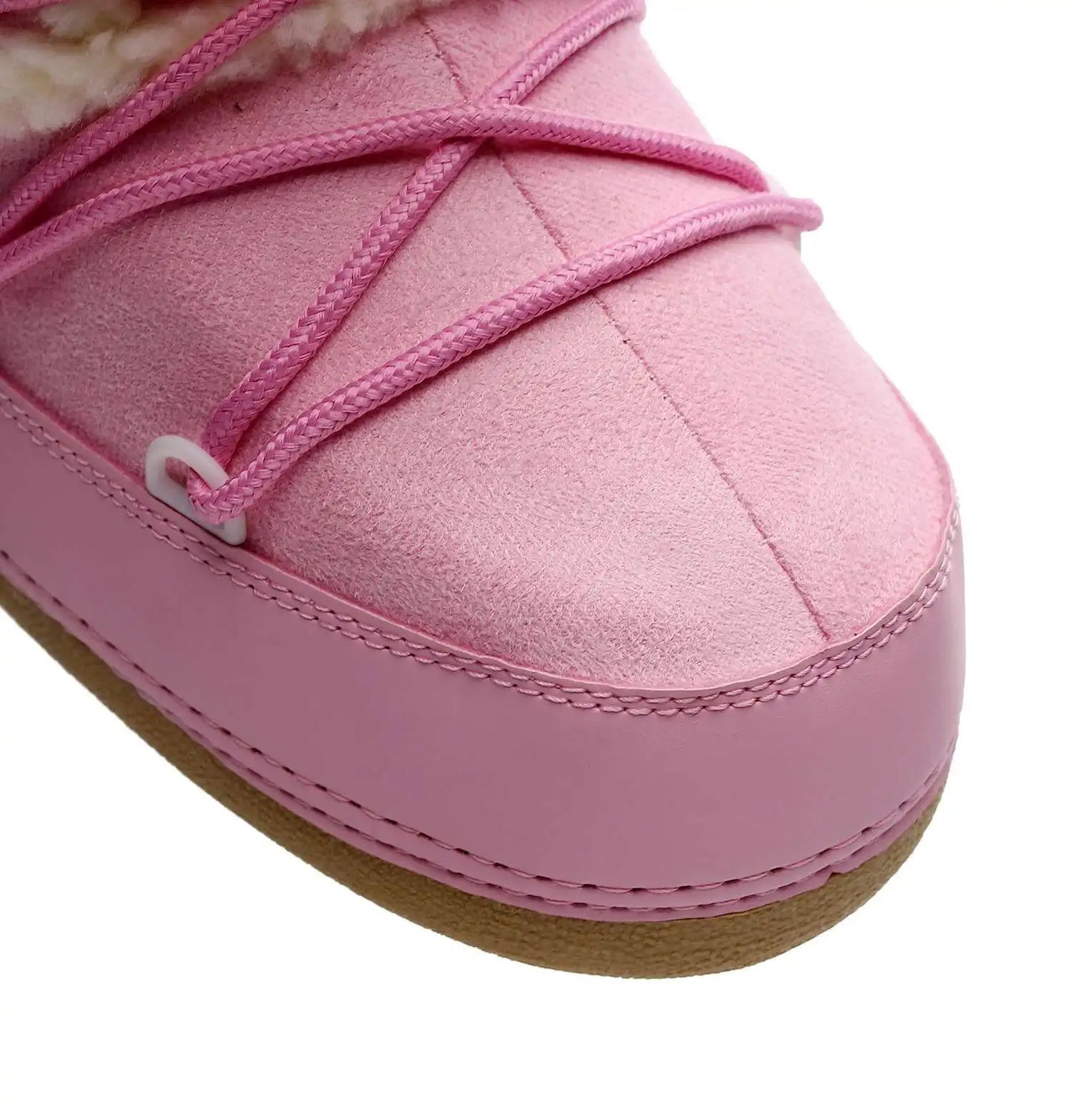 Women's Winter Boots 2026 Women Snow Boots Cold-proof Warm Mid-calf Pink Space Boots Slip-resistant Cotton Woman Winter Shoes