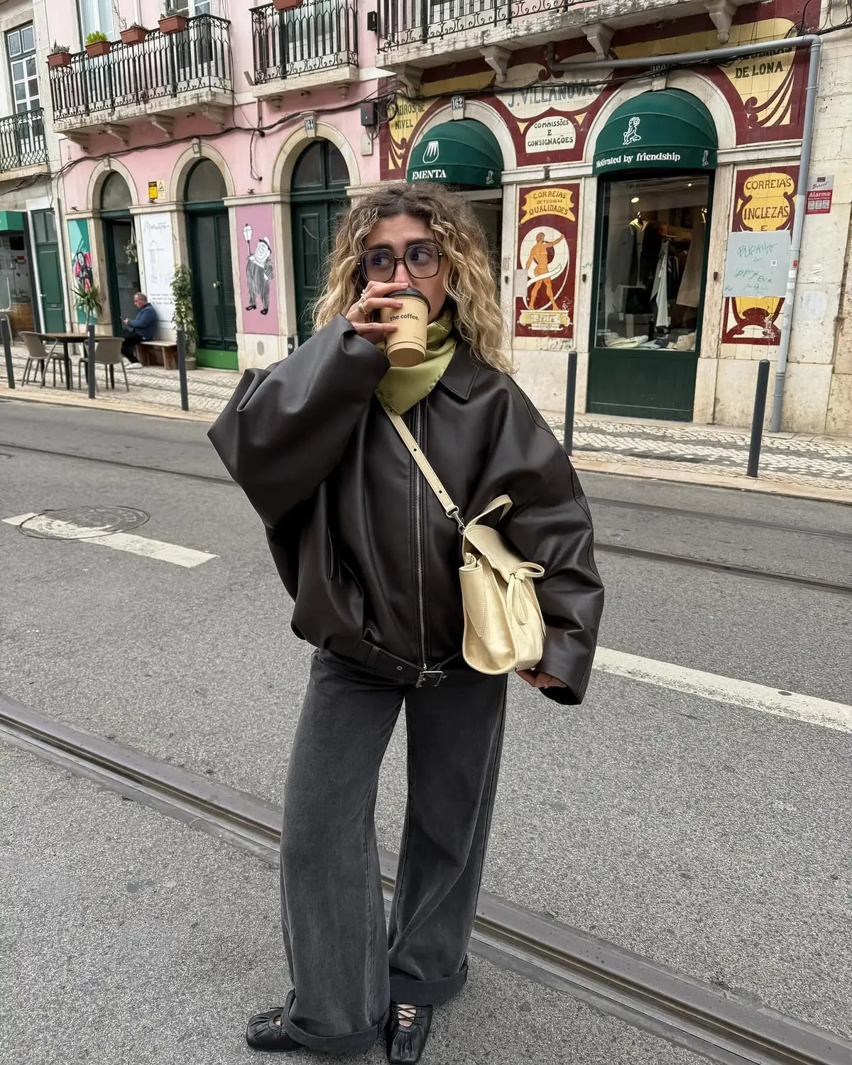 Casual Lapel Zipper Waist Belt Short Leather Jacket 2026 Women Loose Solid Pocket Pu Coat Autumn Lady Daily Highstreet Jackets