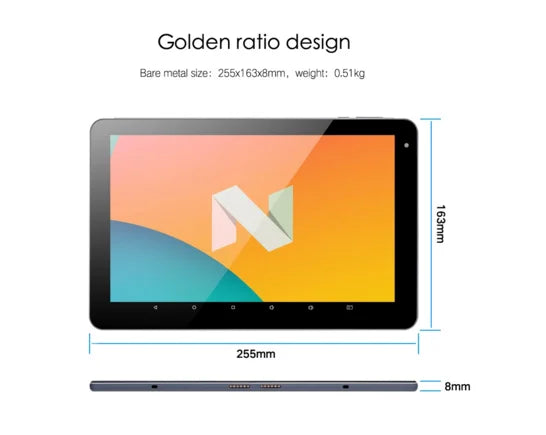 2026 PiPO N2 Wifi Tablet PC 10.1" 4GB RAM 64GB ROM Optional Docking Station Speaker Android Tablet