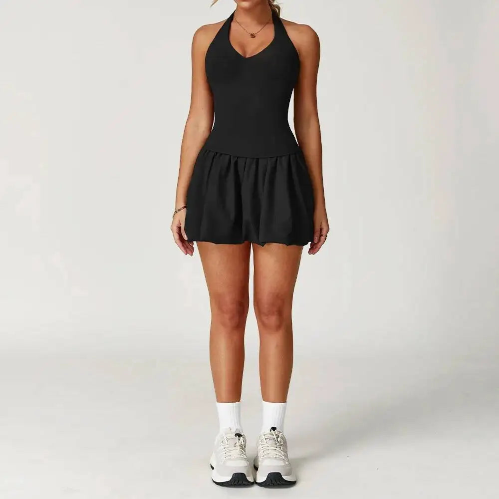 PCS Women S Yoga Set Tracksuit One Shoulder D Floral Sports Bra Pleate High Waist Short Skirt Workout Clothes Running Gym Suit