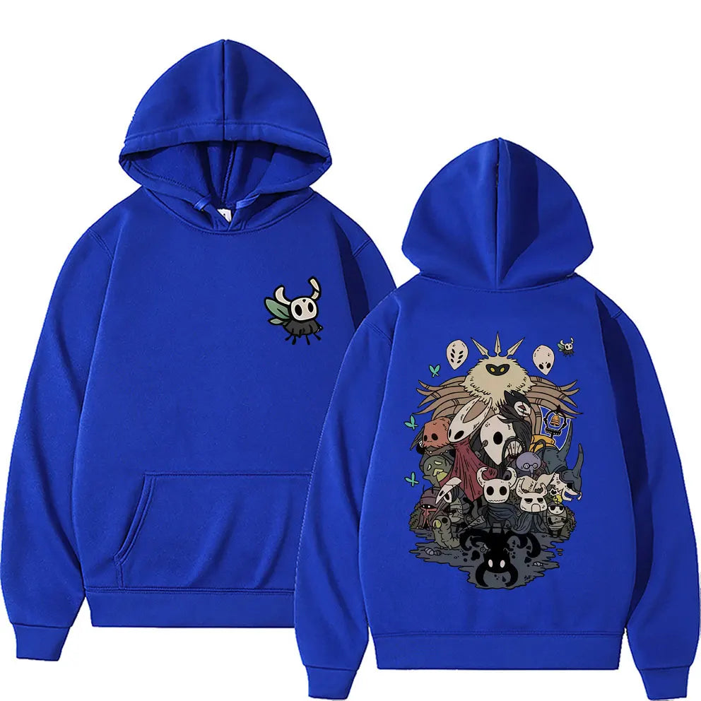 Game Hollow Knight Graphic Hoodie Men Women Fashion Vintage Oversized Streetwear Unisex Premium Fleece Cotton Pullover Hoodies