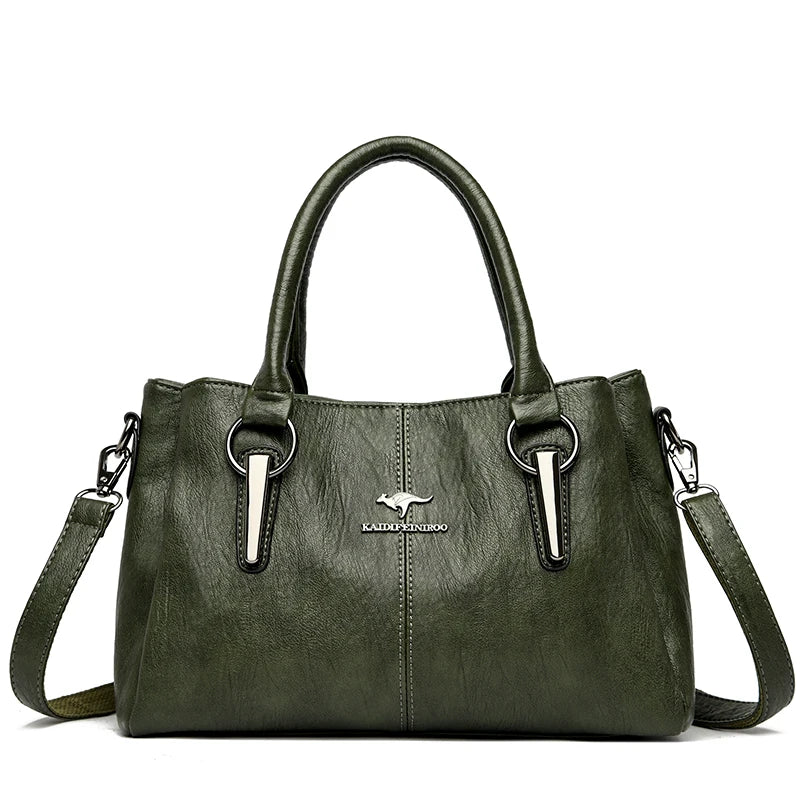 High-quality Soft Leather Luxury Handbags Women Bags Designer High-capacity Ladies Crossbody Hand Bags for Women 2024 Sac A Main