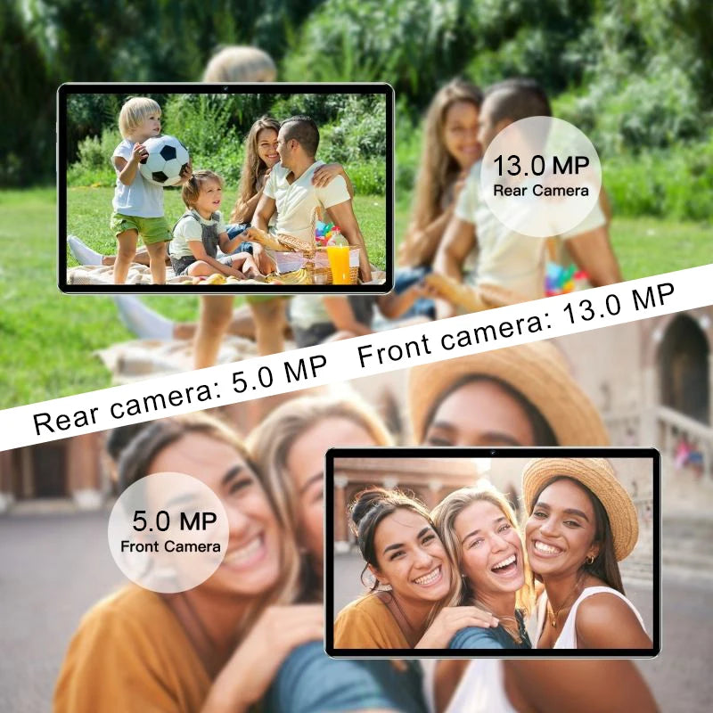 2026 New Google Pad 10.1 Inch Tablets Octa Core 6GB RAM 128GB ROM Dual 4G LTE 5G WiFi Android Tablet PC 6000mAh