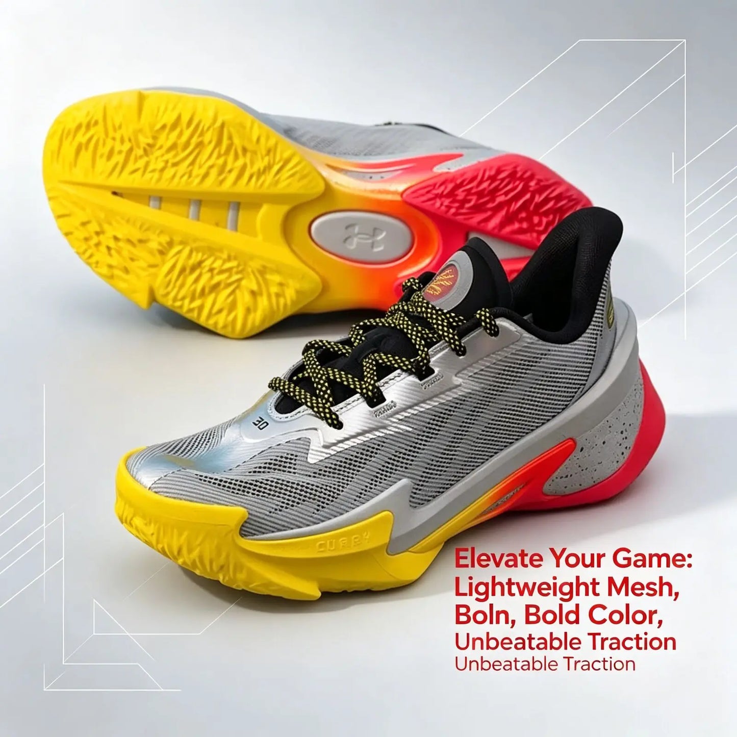 Under Armour Men Women Curry Basketball Sneakers Shock Absorb Anti-Slip Training Practical Sports Shoes 3027983-099