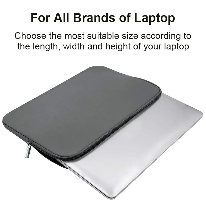 360 Shockproof Laptop Sleeve Case Notebook Bag 13/14/15.6 Inch for MacBook Air Pro HP Dell Lenovo Soft Carrying Cover