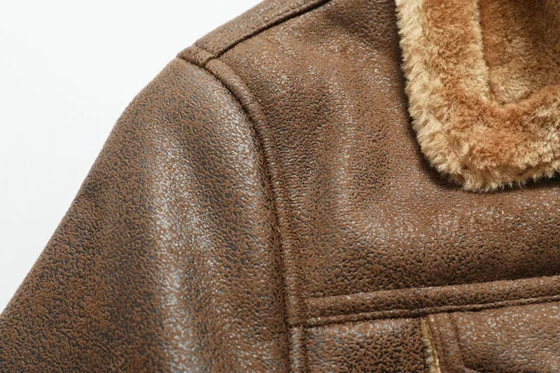 Brand Slim Genuine Leather Bomber Jacket Business Men Leather Flights Jacket Warm Pilot Coats High Quality Leather Jackets men