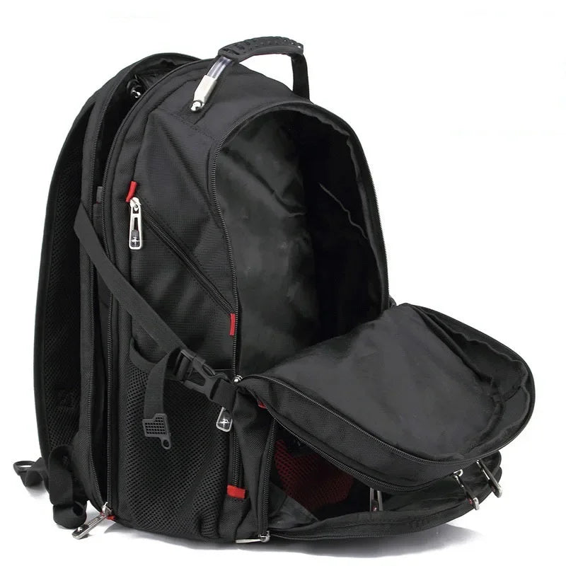 2026 Swiss-Multifunctional bags Durable 17 Inch Laptop Backpack, Travel Bag,College Bookbag,USB Charging Port,Water Resistant