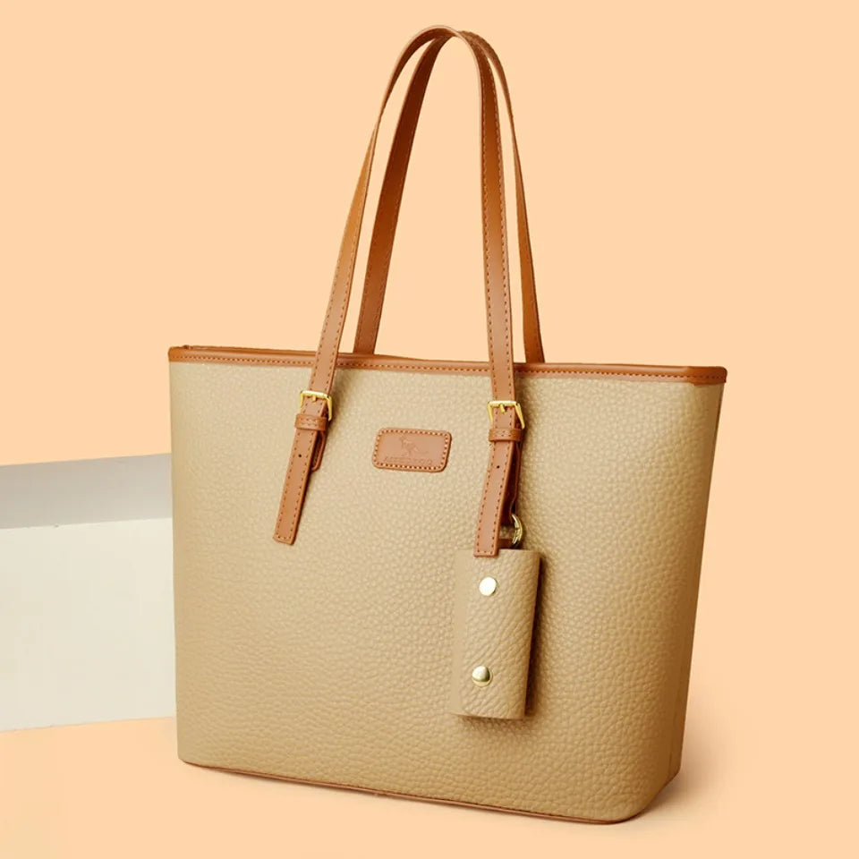 Genuine Brand High Quality Leather Casual Tote Luxury Handbags Women Bags Designer Shoulder Top-handle Bags for Women Sac