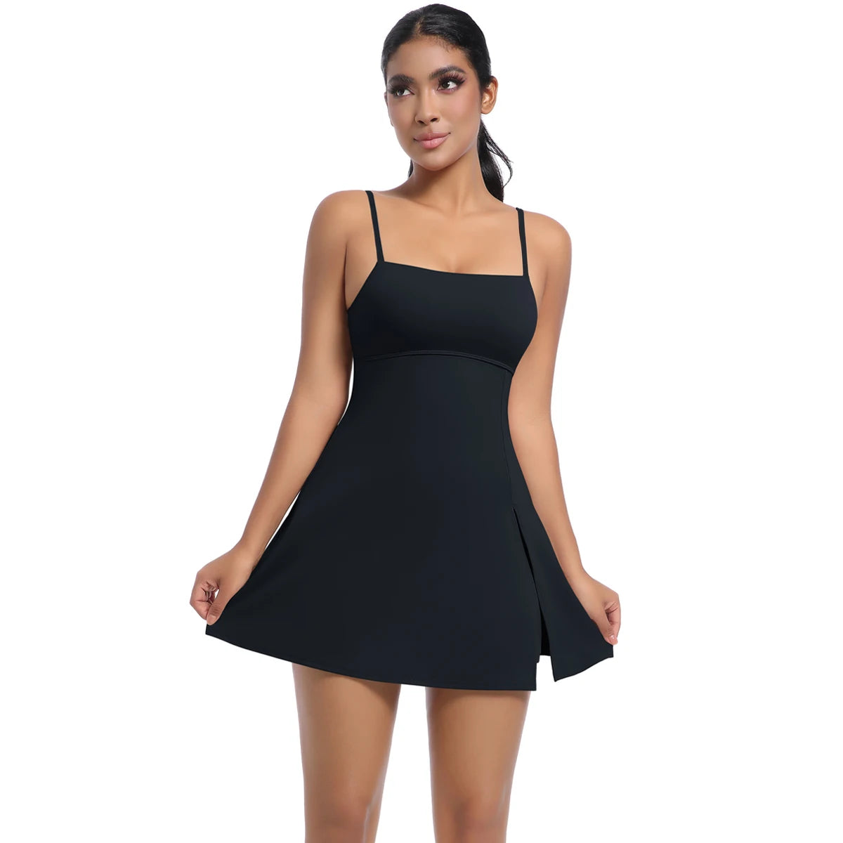 Women Yoga Tennis Skirts Gym Golf Running Sports Fitness Jumpsuit Skirt Sports Overalls Fitness Suits Gym Tracksuit Dance Skirt
