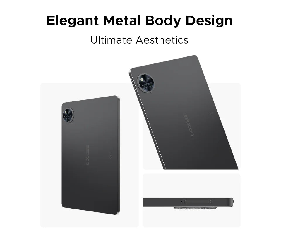 DOOGEE U11 Android 15 Tablet 11" Ultra-clear 90Hz Display 16GB(4+12) 128GB 8580mAh Battery Unisoc T606 octa-core Dual Speaker