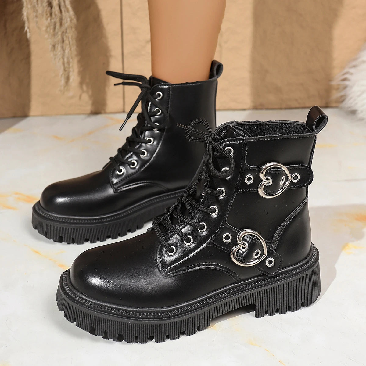 Winter Hot Selling Round Toe Square Heel Elegant Short Boots Fashionable New Style Comfortable and Casual Riding Boots for Women