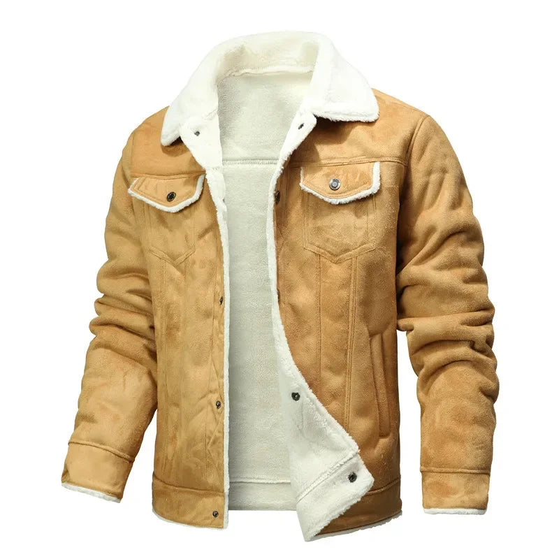 Brand Slim Genuine Leather Bomber Jacket Business Men Leather Flights Jacket Warm Pilot Coats High Quality Leather Jackets men