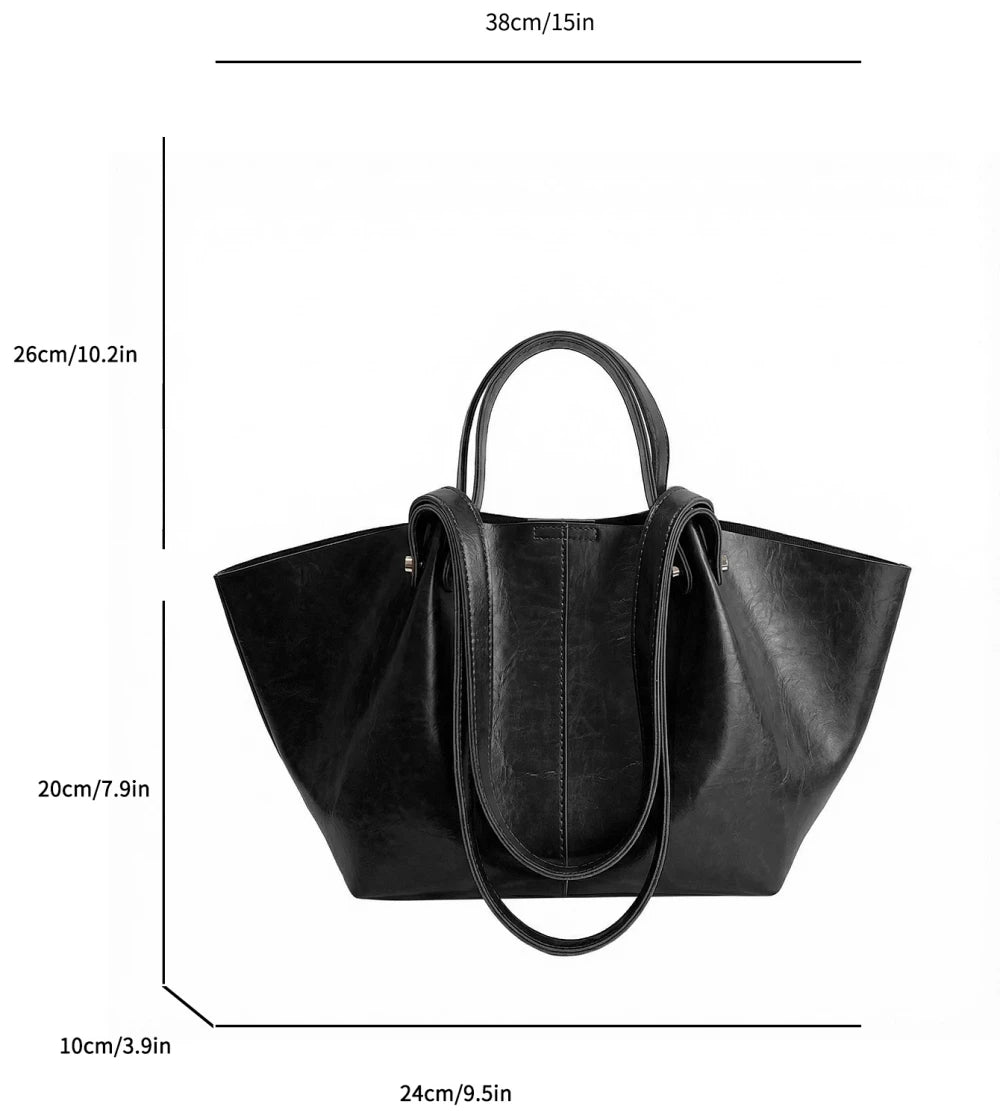 Transformable Shoulder Tote Bags For Women 2025 Latest Luxury Designer Handbags Soft PU Leather Large Capacity Shopper Tote Bag