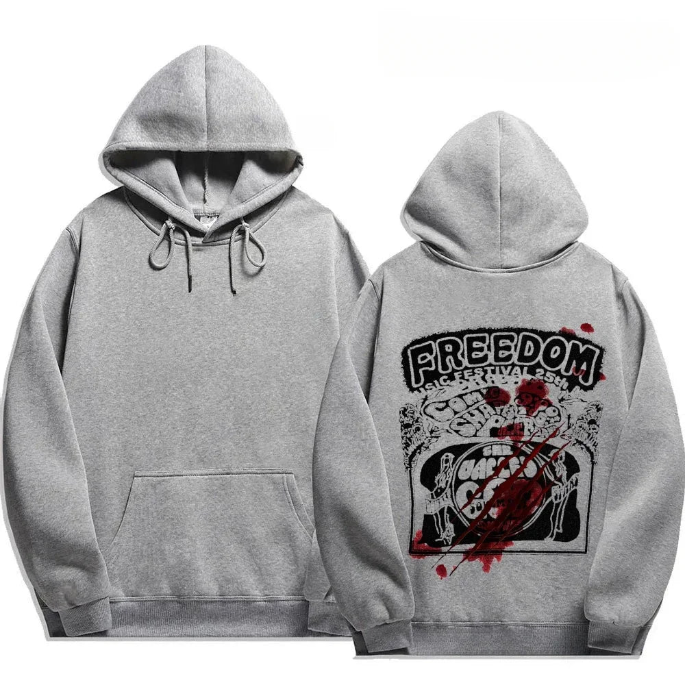 2026  New Style  Cry of  Fear Hoodies  Double Sided   Men's  Women's  Sweatshirt  Unisex  Long-sleeved  Hoodie  Size S-3XL