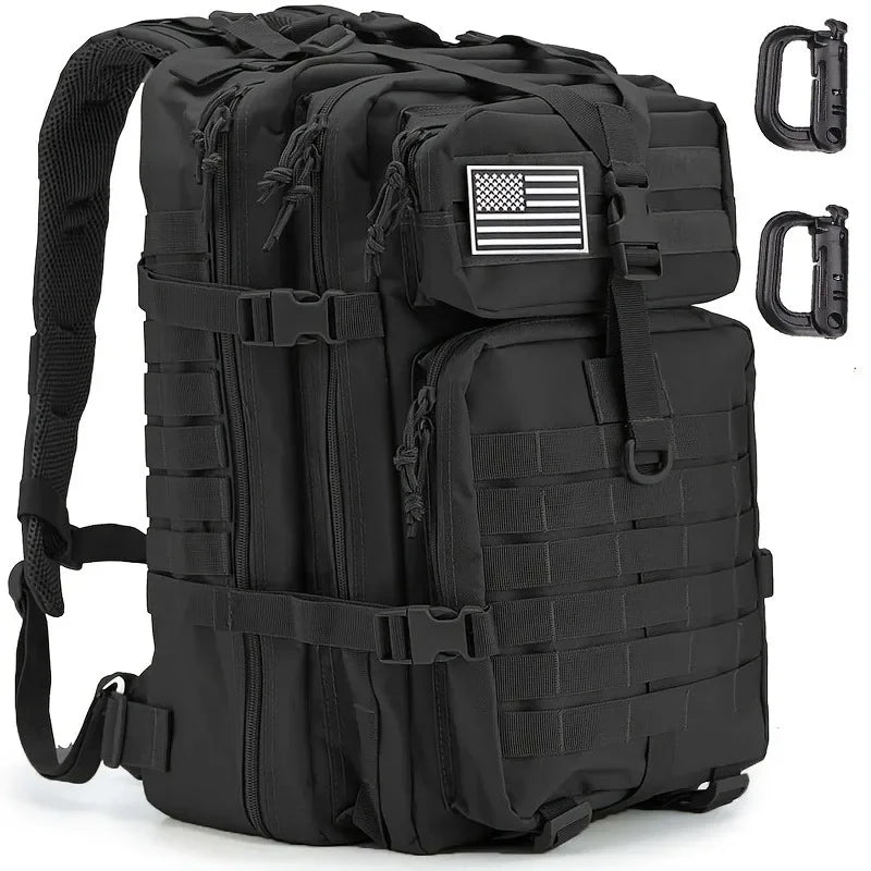 Outdoor Tactical Men's Backpack, 50L Camouflage Waterproof Sports Assault Backpack, Camping and Mountaineering Women's Backpacks